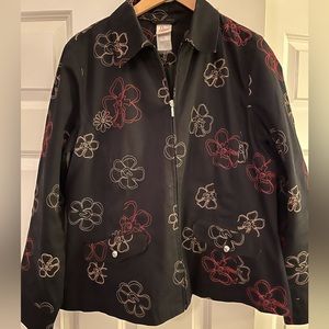 Weekenders black zip up jacket.